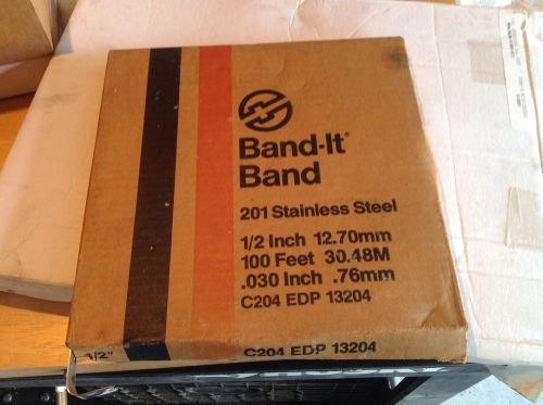 Band-It 1/2&#034; Ss Bandit Bandedp#13204 100&#039; Roll. Sold as 1 Roll