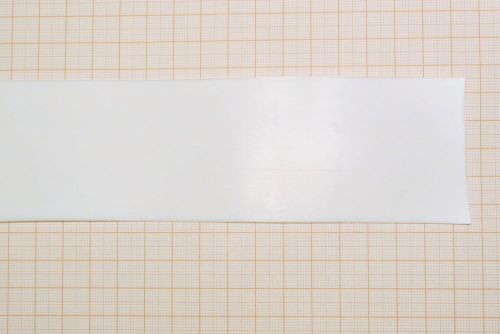 New 100mm x 51.5mm x 1.6mm ptfe teflon sheet plate white engineering plastic for sale