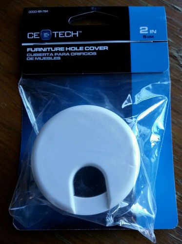 furniture hole cover white 2 inch CE TECH