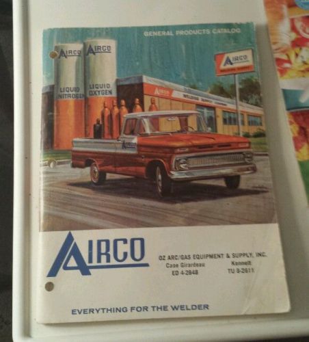 Vintage Airco products catalog welding supply old pickup cape girardeau
