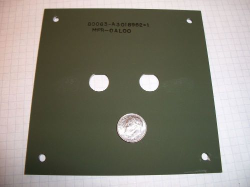 Military radio mounting plate for the Sincgars radio. 80063-A3018962-1 Rev A