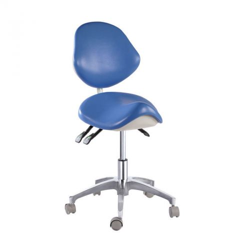 2015 Hospital Clinic Saddle Medical Office Doctor Chair Stool Leather (Standard)