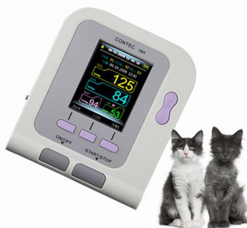 CE FDA,CONTEC08A Veterinary  Digital Blood Pressure Monitor for VET,NIBP+cuff+SW