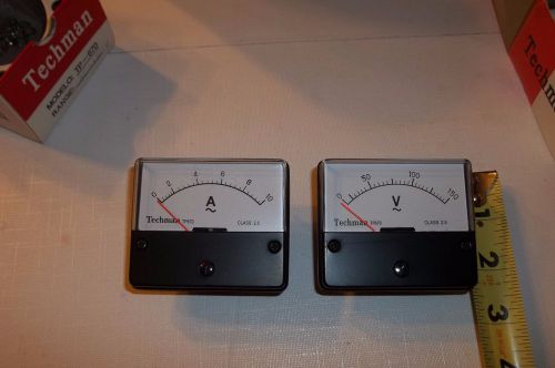 Variac Meters 0-120VAC and 0-10 Amps
