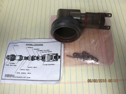 M85049/79-25W04 Amphenol Strain Relief Connector 5935-01-445-9476 Weather -Tight