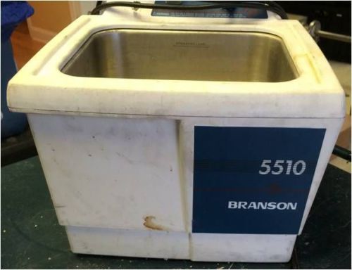 Branson 5510r-dth (5510r) ultrasonic cleaner, 9.5-liter, degas/timer/heat for sale