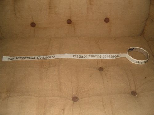 36 Rolls of 3/4&#034; x 55 yards  long crepe masking tape printed with your message.