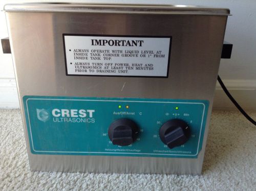 Crest 230HT 3/4 Gal. Ultrasonic Cleaner-Heat &amp; Timer