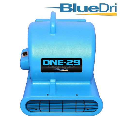 BlueDri® ONE-29 Air Mover Carpet Dryer Blower Fan High CFM Low Amps BLUE!