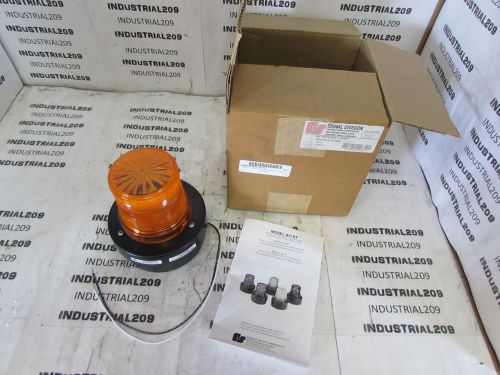 SIGNAL DIVISION STROBE LIGHT AND BUZZER AMBER AV1ST-120A NEW IN BOX