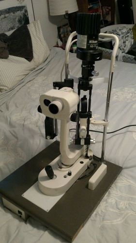 Nikon NS-1 Slit Lamp with Stand NS-1V AS is AS Pictured