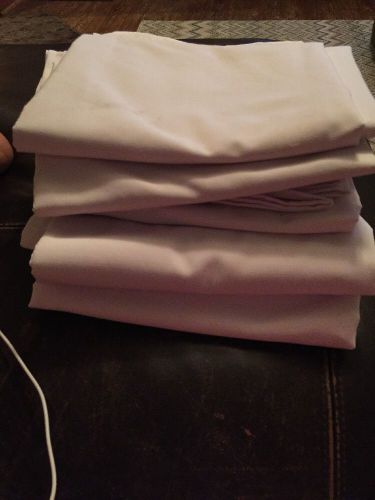 5 RESTAURANT, Catering, WEDDING LINEN TABLE CLOTHS. SPUN POLY 62 X 62, NEW