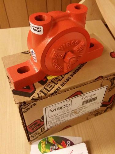 Vibco bvs-250 pneumatic vibrator 480lb7200vpm80psi new box bvs250 silent turbine for sale