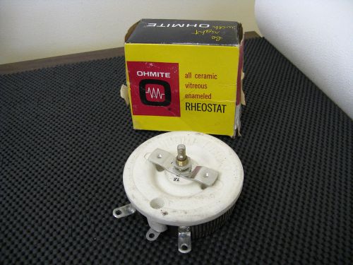 NOS OHMITE 150 Watt Type L Rheostat Rated At 7.5 Ohm / 4.47A   Audio Dummy Load
