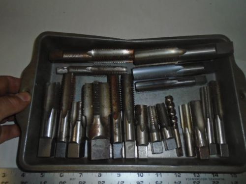 MACHINIST TOOLS LATHE MILL Machinist Lot of Large Taps for Tapping Thread
