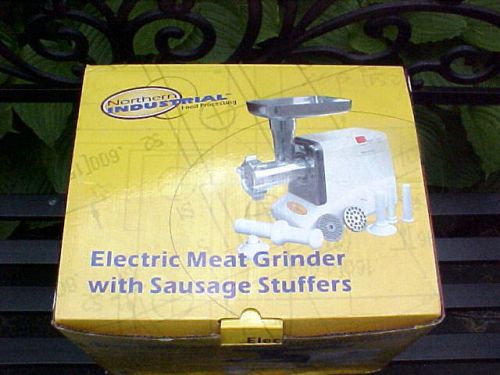 NORTHERN INDUSTRIAL MEAT GRINDER + SAUSAGE STUFFER COMPLETE &amp; GREAT CONDITION