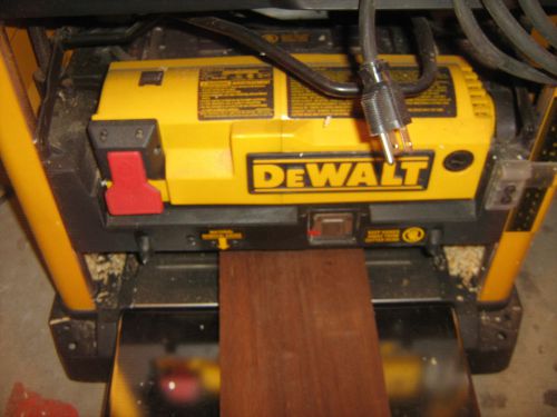 dewalt thickness planer