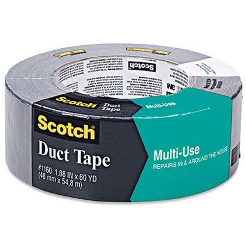 3M Scotch 1160-A Multi Purpose Duct Tape 60 yds Length x 2&#034; Width Silver