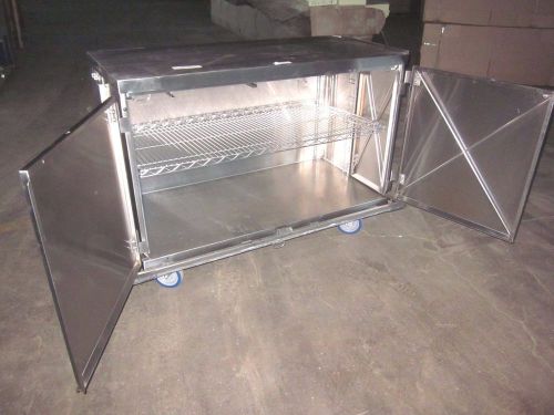 Metro Stainless Steel Case Cart Storage Cabinet Medical Laboratory Lab Portable