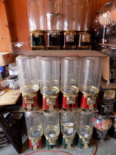 Beaver Bulk Vending Machines lot of 39 Extra Tall Gold Candy Capsule Machines