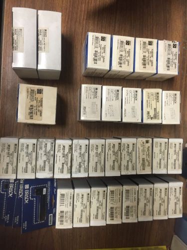 Lot of Brady labels for wire and terminal blocks