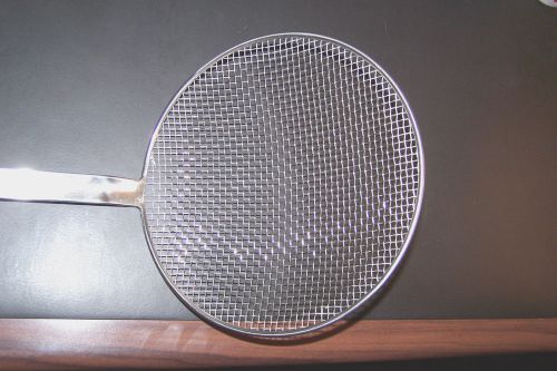 New - Vollrath # 47719, Heavy Duty Long-Handled 9.5&#034; , S/S Wire Mesh Skimmer.