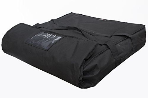 Black polyester insulated pizza / food delivery bag 28&#034; professional pizza bag- for sale
