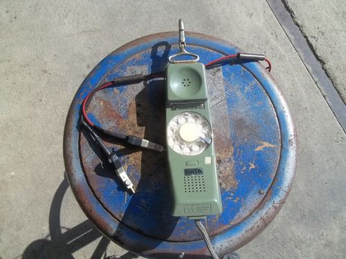 Vintage Telephone Line Tester Handset Lineman&#039;s Butt Set Test Dialtone Phone