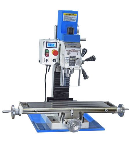 Pm-25-mv vertical bench top milling machine, 3 year warranty free shipping! for sale