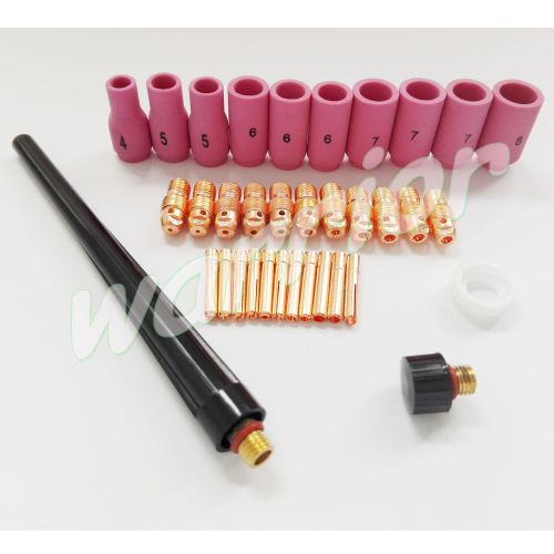 13N Nozzles Set Up Accessory Kit For TIG Welding Torch SR WP 9 20 25 Series 1.0