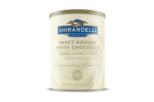 Ghirardelli Chocolate Sweet Ground White Chocolate Flavor Beverage Mix 50-Oun...