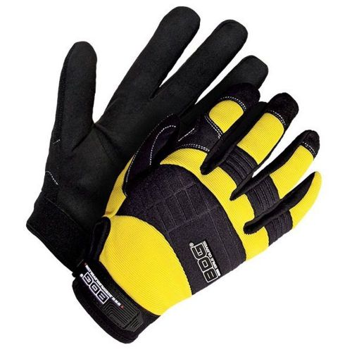BDG Bob Dale Performance Leather Palm Work Gloves Size X-Large Yellow