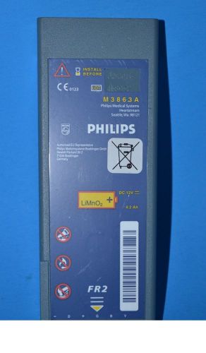 Philips medical systems heartstream m3863a battery limno2 2016 for sale
