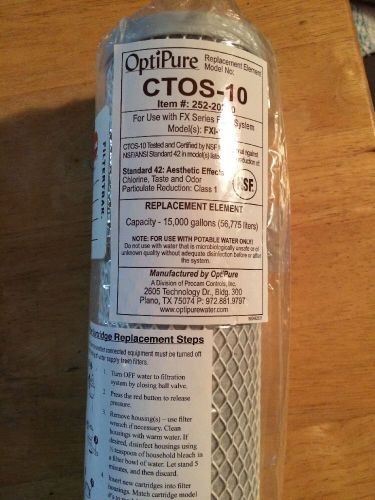 OptiPure CTOS-10 Replacement Element For #FXL-11 FX Filter Systems NEW