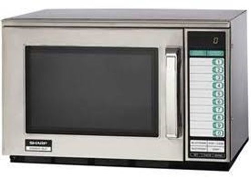 Sharp Electronics R-25JTF Microwave Oven, 2100 watts, stainless steel door...