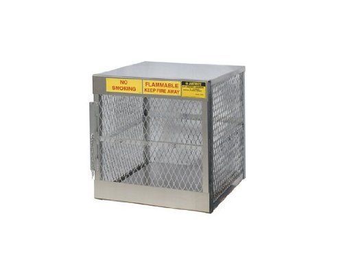 Justrite 23009 welded aluminum 4 lpg cylinder vertical locker, 30&#034; overall width for sale