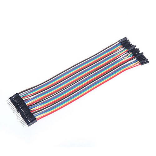 40Pcs 20cm Good Male to Female Dupont Wire Jumper Cable for Arduino Breadboard Q