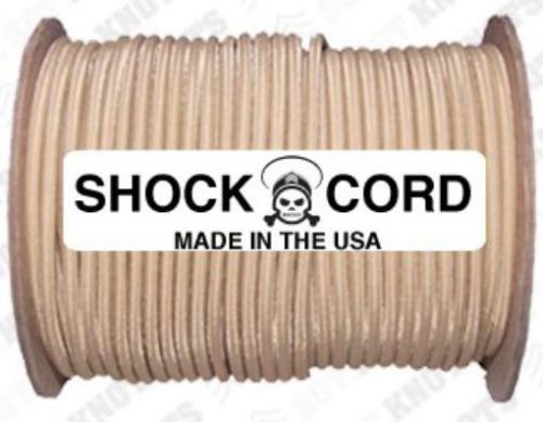 Sgt knots® shock cord 1/8&#034; - 100 feet tan for sale
