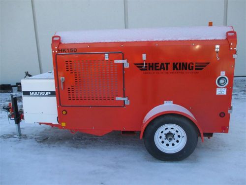 New 2014 HEAT KING HK150 Towable Ground Thaw Heater w/Generator # HK150-MQ-DEMO