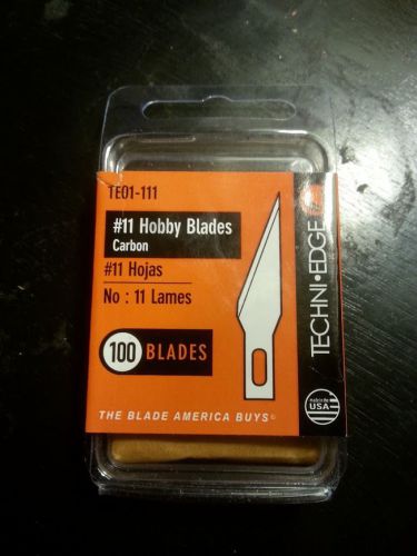 Techni Edge #11 Hobby Blades - 100 blades Pack 1