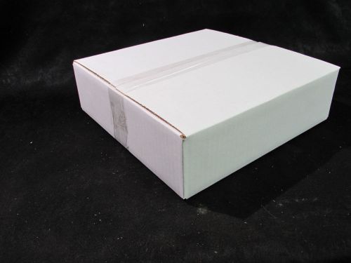 New 750ct white plain single wall cardboard 12&#034; x 12&#034; x 4&#034; box for sale