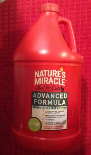 Nature&#039;s Miracle Just for Cats Advanced Stain And Odor Formula 128oz (Gallon)