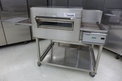 Lincoln 1132 Electric Conveyor Pizza Sandwich Oven Middleby Convection On Stand
