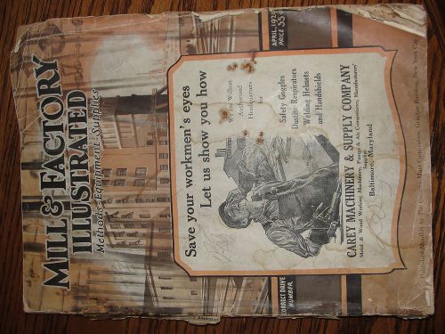 1929 Mill Factory Illustrated trade magazine  great ads, illustrations, graphics