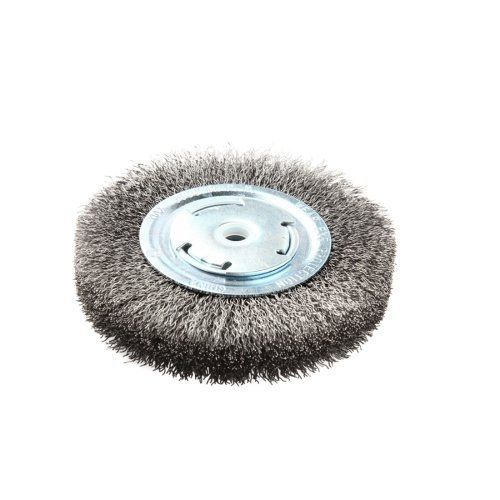 Lincoln electric kh321 crimped wire wheel brush, 6000 rpm, 6&#034; diameter x 1&#034; face for sale