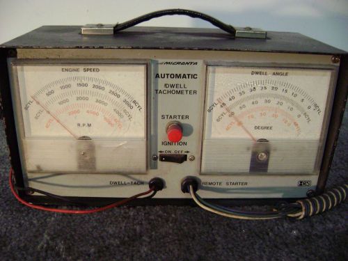 AUTOMATIC DWELL / TACH / REMOTE STARTER CONTROL METER