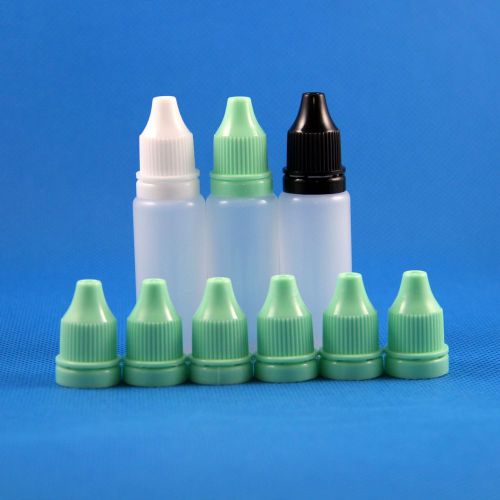 50 Pcs 18 ML Empty Plastic Tamper Proof Dropper Bottle LDPE E Juicy Liquid Vapor