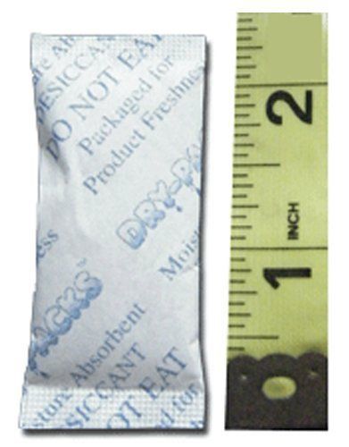 Dry-packs 3gm tyvek silica gel packet, pack of 50 for sale