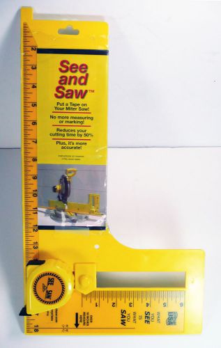 Miter Saw Reduces your Cutting Time by 50% Made by See &amp; Saw &#034;Great Gift&#034;