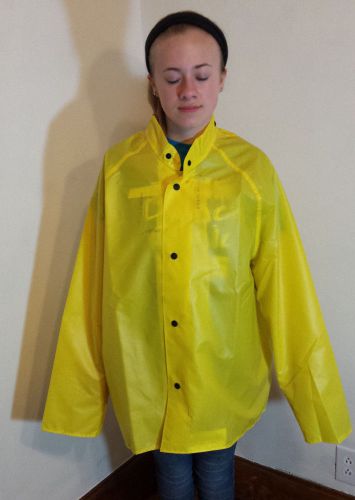 Nasco worklite jacket fluorescent lime-yellow 800 series size large for sale